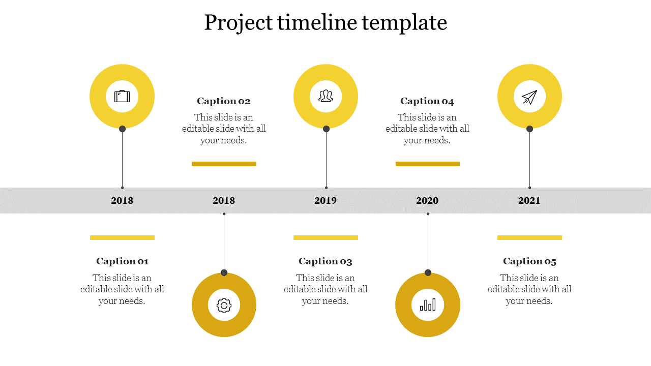 project timeline template google slides-Yellow